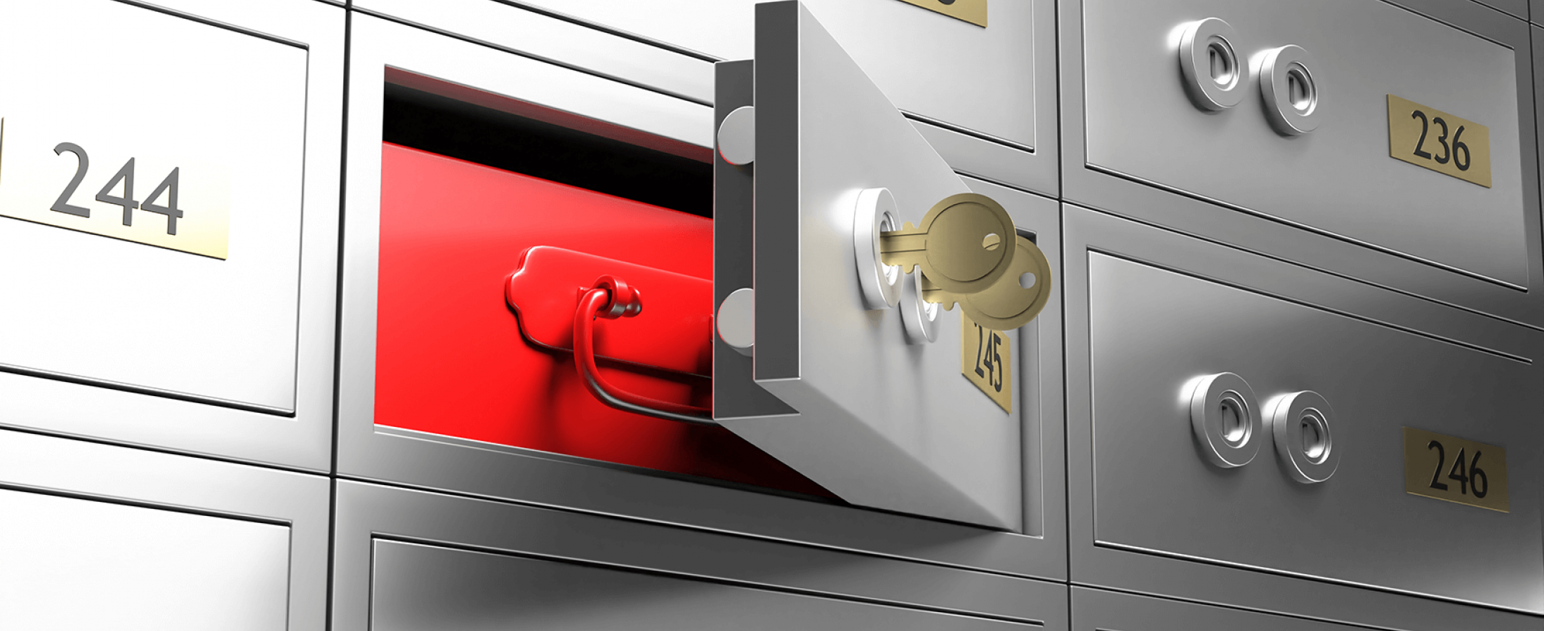 What is a safe deposit box?